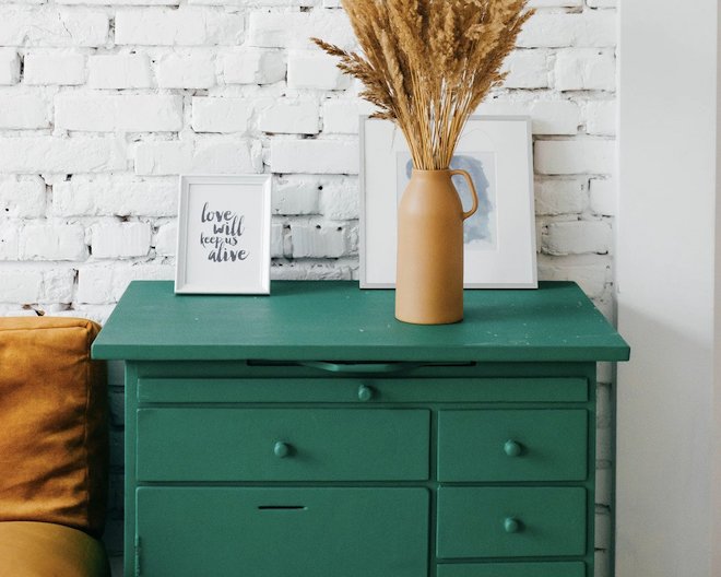 Image of green drawers
